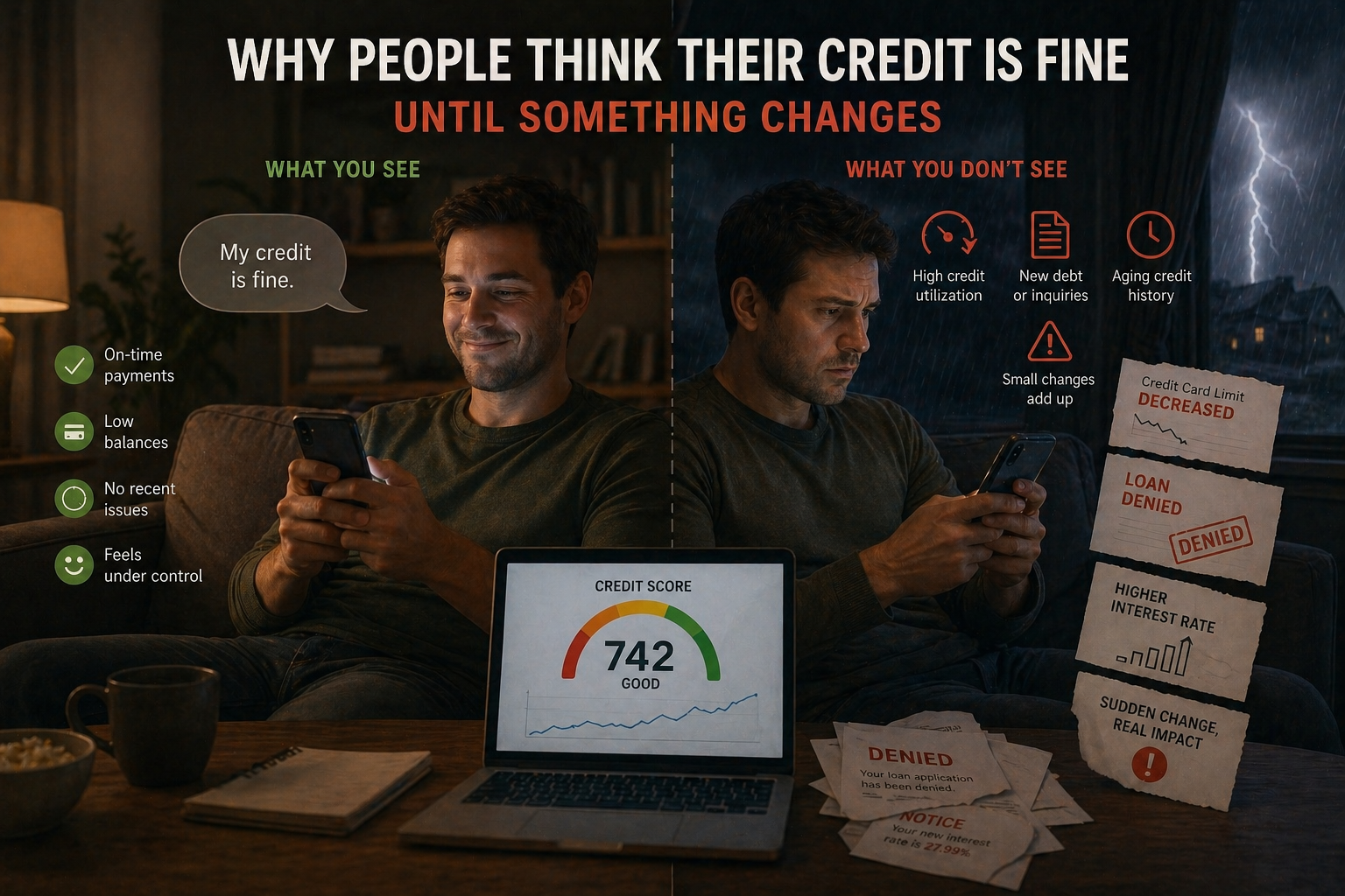 Why People Think Their Credit Is Fine Until Something Changes