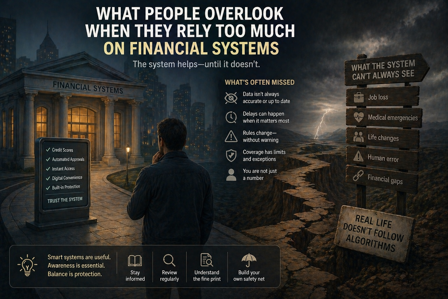 What People Overlook When They Rely Too Much on Financial Systems